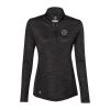 Women's Lightweight Mélange Quarter-Zip Pullover Thumbnail